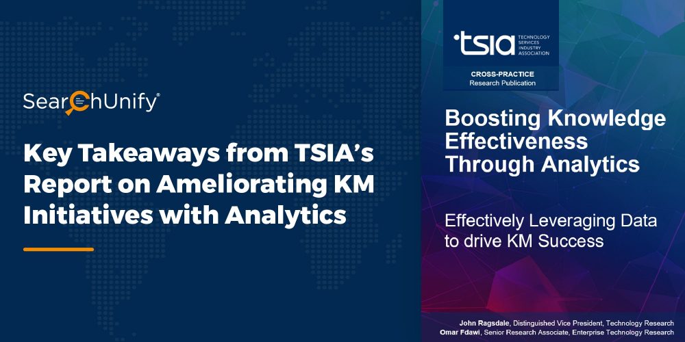 TSIA Reports Using Analytics to Boost Knowledge Effectiveness