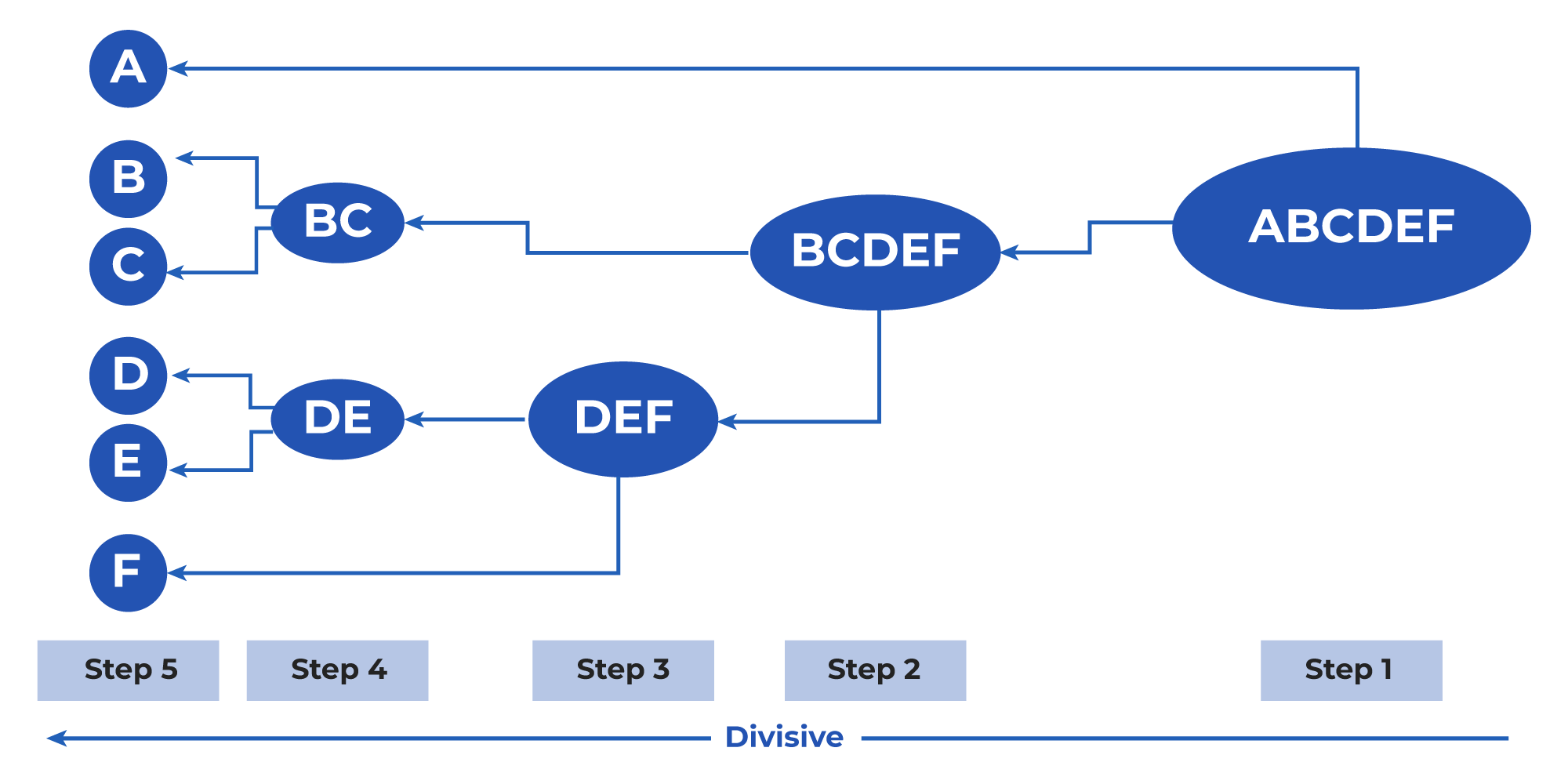 Divisive Clusters